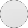 Haceka badkamerspiegel Deco mat zwart Ø 60 cm rond