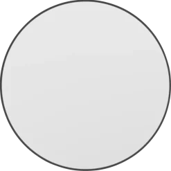 Haceka badkamerspiegel Deco mat zwart Ø 60 cm rond