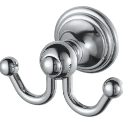 Haceka dubbele badkamer haak Allure chroom