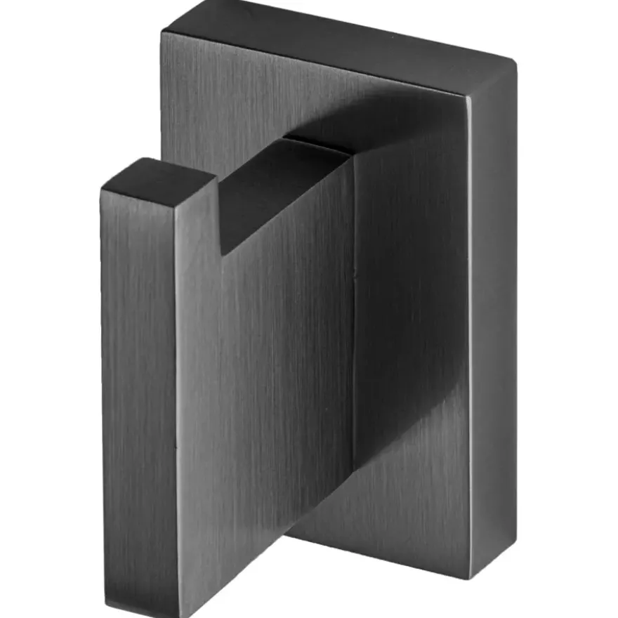 Haceka Edge haak enkel gun metal