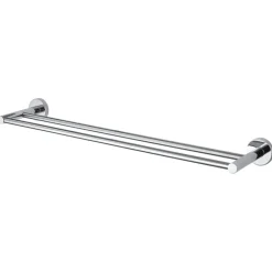 Haceka Kosmos dubbele handdoekhouder chroom 61 cm
