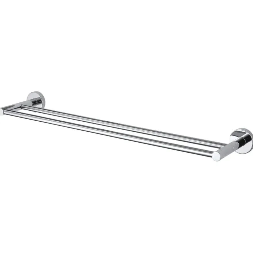 Haceka Kosmos dubbele handdoekhouder chroom 61 cm