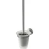 Haceka Kosmos toiletborstelset glas RVS look geborsteld mat