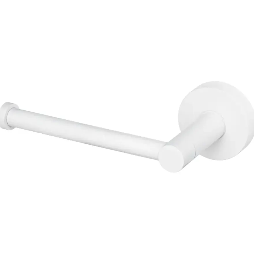 Haceka Kosmos toiletrolhouder haaks RVS mat wit