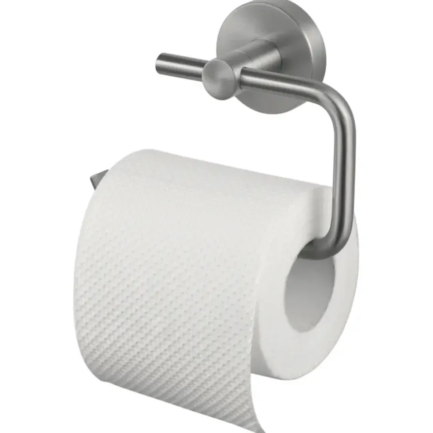Haceka Kosmos toiletrolhouder RVS look geborsteld mat