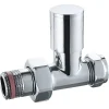 Haceka thermostatische radiatorkraan recht 15 mm