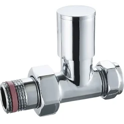 Haceka thermostatische radiatorkraan recht 15 mm