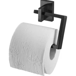 Haceka toiletrolhouder Edge zwart 13 x 5 x 11 cm
