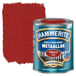 Hammerite Direct over Roest metaallak hamerslag rood 750 ml