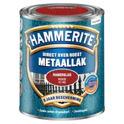 Hammerite Direct over Roest metaallak hamerslag rood 750 ml