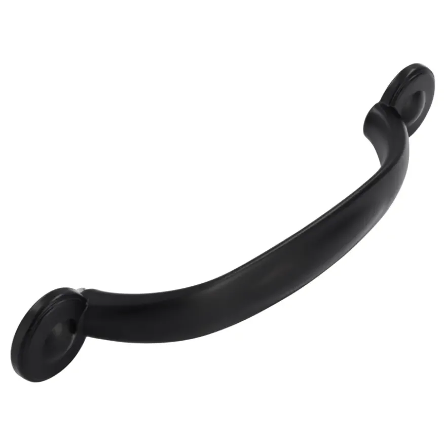 Handgreep Fleur zwart 96mm