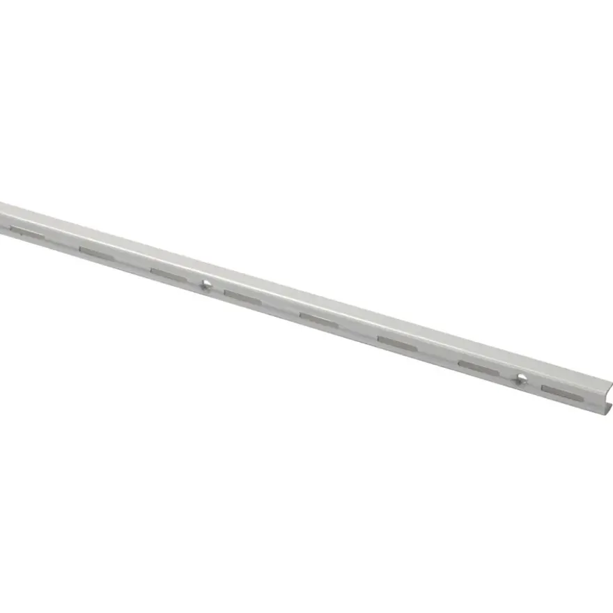 Handson rail enkel mat zilver 100 cm (2 stuks)