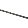Handson rail enkel mat zwart 200 cm (2 stuks)