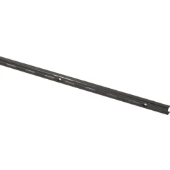 Handson rail enkel mat zwart 200 cm (2 stuks)