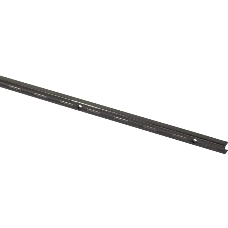 Handson rail enkel mat zwart 200 cm (2 stuks)