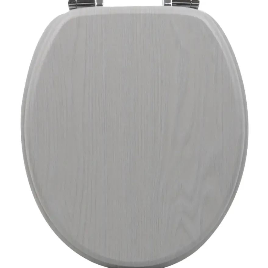 Handson Antero wc bril mdf houtlook grijs met softclose