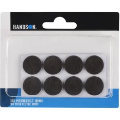 HANDSON anti krasvilt Ø18 mm bruin 16 stuks