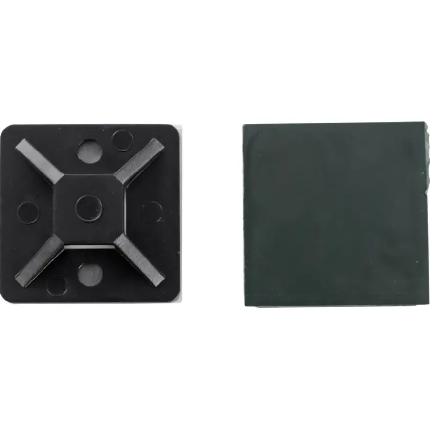 HANDSON bevestigingsplaat voor bindband zwart (10 stuks)