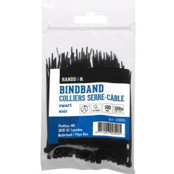 Handson Bindband Zwart 2,5 x100 mm 100 Stuks