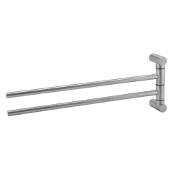 Handson Blister 2-armig handdoekrek RVS