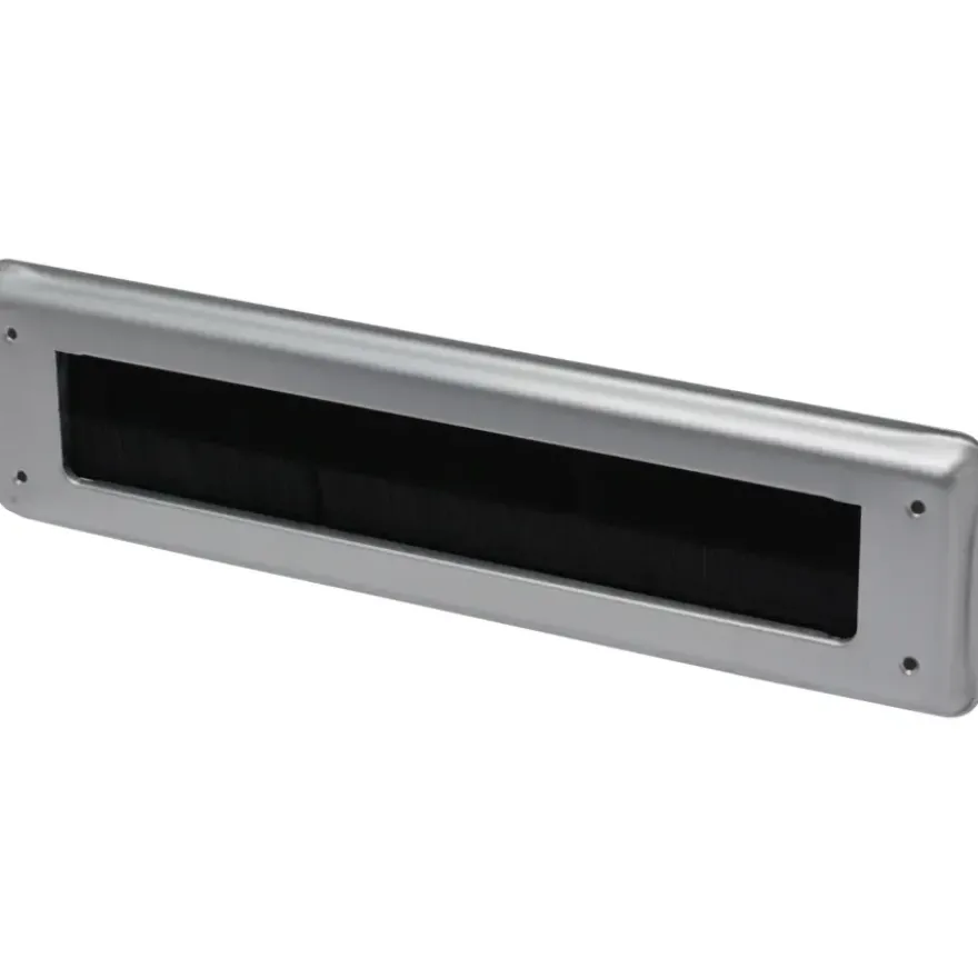 Handson brievenbus borstel aluminium