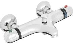 Handson Diane thermostatische badkraan met omstelling chroom 15cm