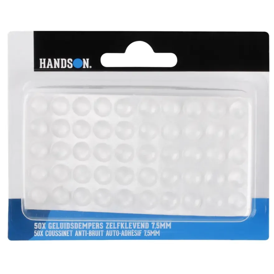HANDSON Geluidsdempers voor deurkozijn Ø7,5 mm 50 stuks