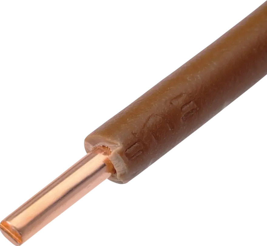 HANDSON Installatiedraad VD 2,5 mm² bruin 25 meter