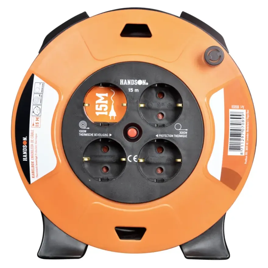 HANDSON Kabelbox 4-voudig RA 15 Meter