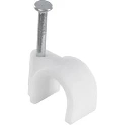 HANDSON kabelclip rond wit 10mm (25 stuks)
