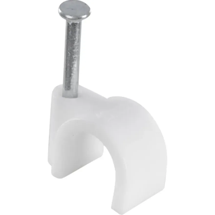 HANDSON kabelclip rond wit 10mm (25 stuks)