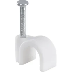Handson Kabelclip Rond Wit 7 mm 25 Stuks