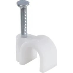Handson Kabelclip Rond Wit 6 mm 25 Stuks