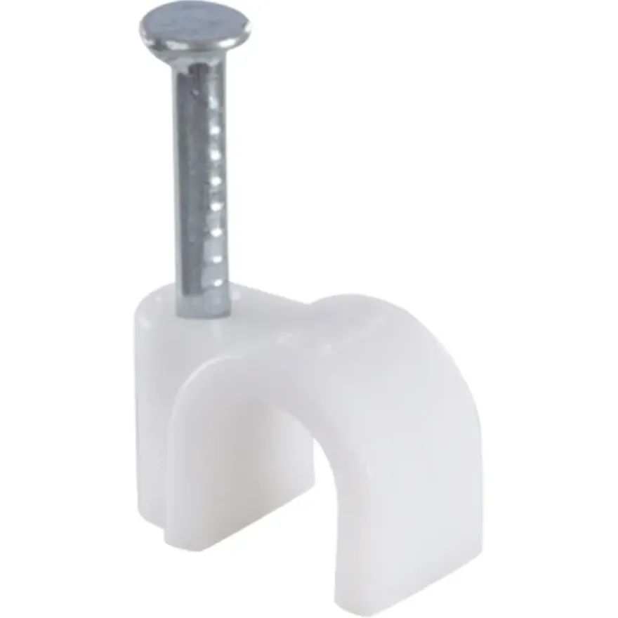 Handson Kabelclip Rond Wit 6 mm 25 Stuks