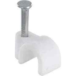 Handson Kabelclip Rond Wit 5 mm 25 Stuks