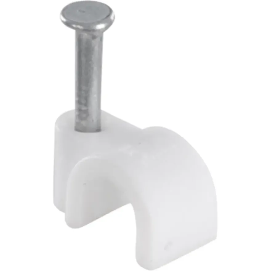 Handson Kabelclip Rond Wit 5 mm 25 Stuks