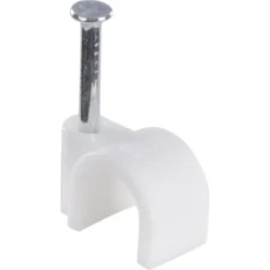 Handson Kabelclip Rond Wit 8 mm 25 Stuks