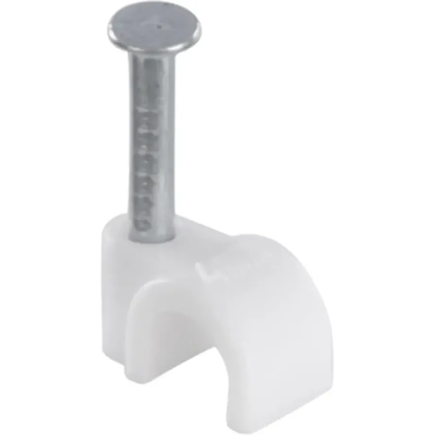 HANDSON kabelclip rond wit 4mm (25 stuks)