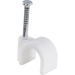 HANDSON kabelclip rond wit 9mm (25 stuks)