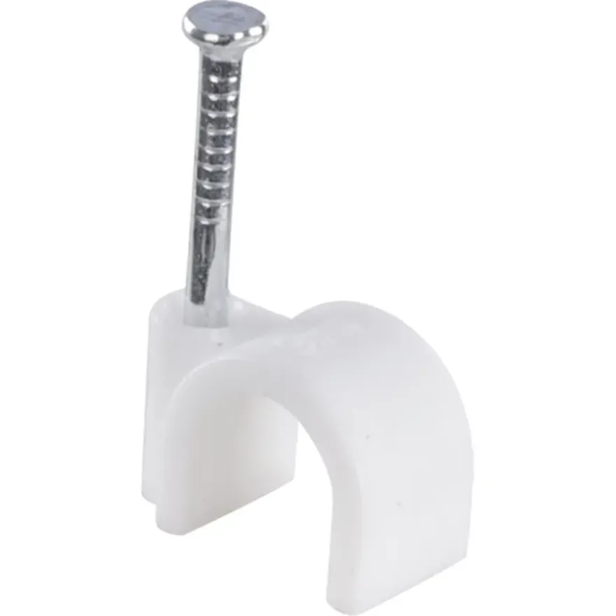HANDSON kabelclip rond wit 9mm (25 stuks)