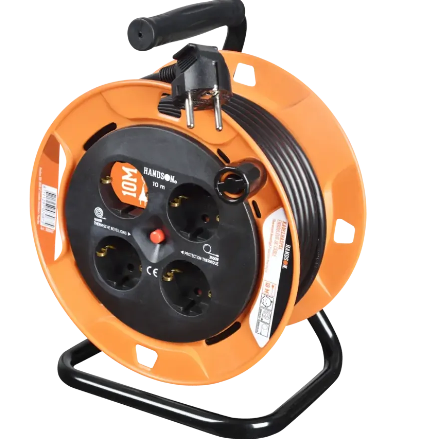 HANDSON Kabelhaspel 4-voudig RA Mini 10 Meter