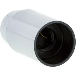 Handson lampfitting E14 glad wit