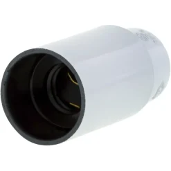 Handson lampfitting E14 glad wit