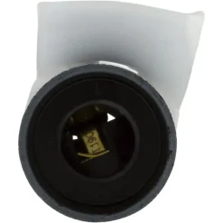 Handson lampfitting E14 glad wit
