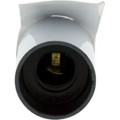 Handson lampfitting E14 glad wit