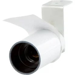 Handson lampfitting E14 haakse beugel wit