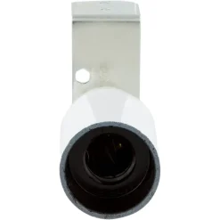 Handson lampfitting E14 haakse beugel wit