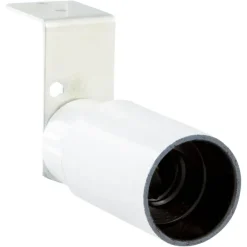 Handson lampfitting E14 haakse beugel wit