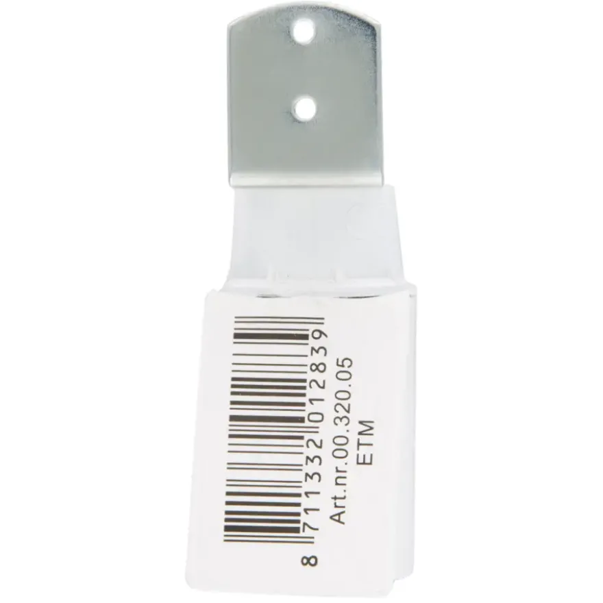 Handson lampfitting E14 haakse beugel wit