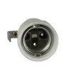 Handson lamphouder E27 haaks porcelein wit